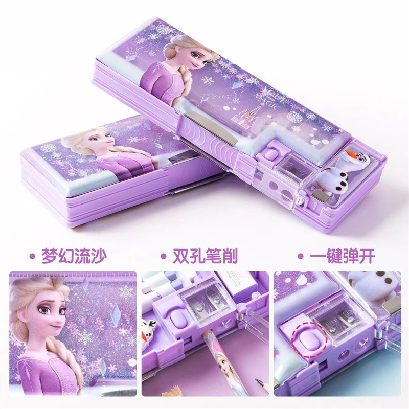 Tactical Pen Tool - Frozen Princess Two-Layer Stationery Box Elsa