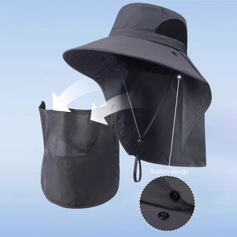Mens Outdoor Hunting Hats - Summer Sun Hats UV Protection Outdoor