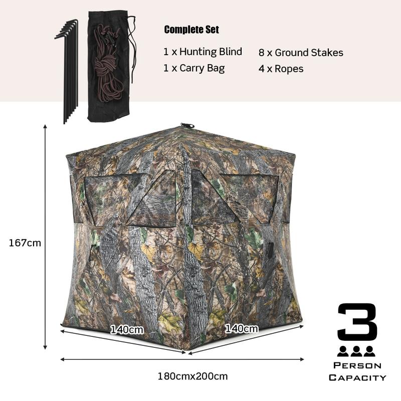 3 Person Portable Pop-Up Groun - Hunting & Outdoor Supplies Vanderbijlpark recensie en prijs