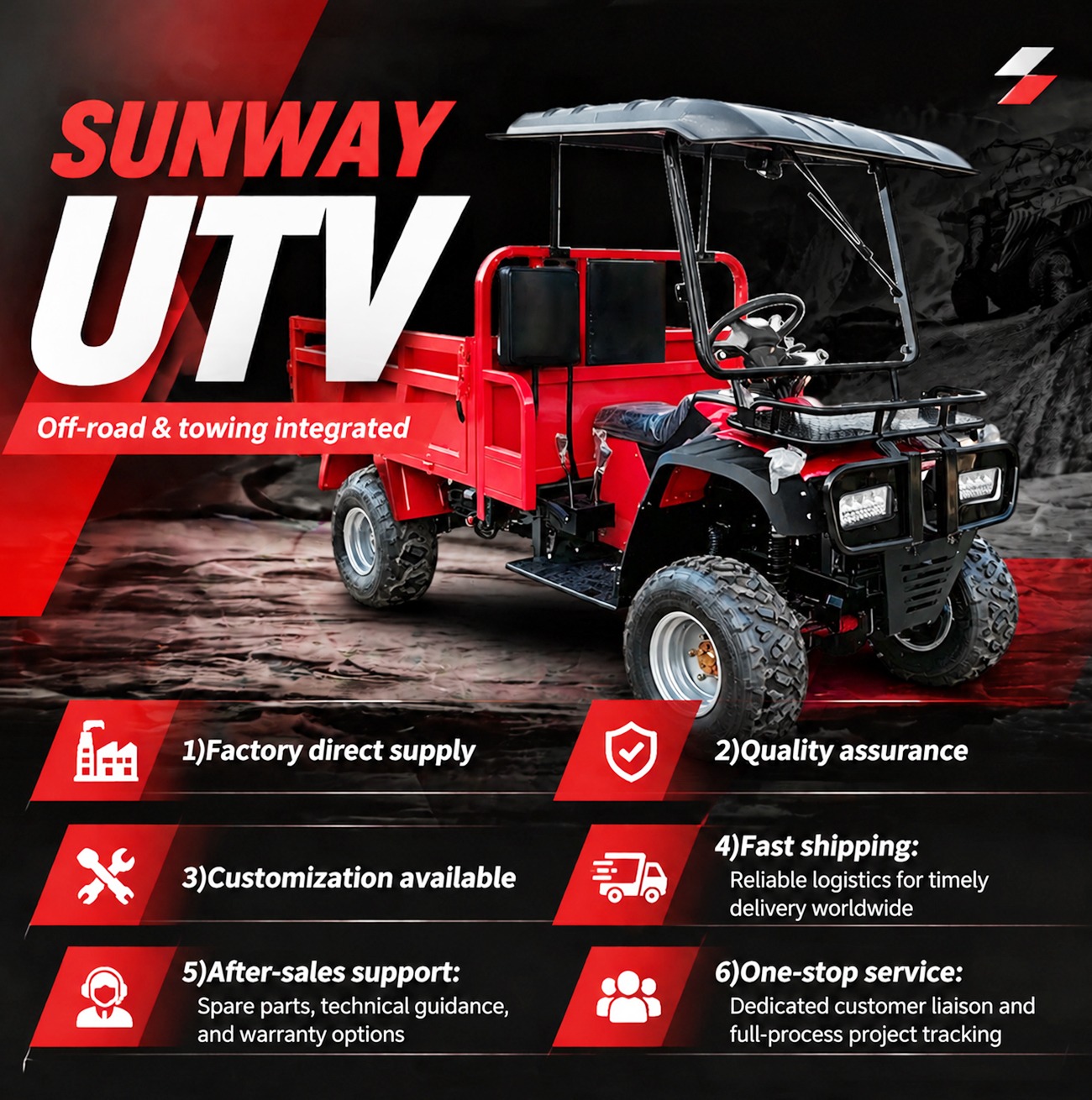 Customized Shaft Drive Agricul - Outdoor Hunting Vehicle recensie en prijs