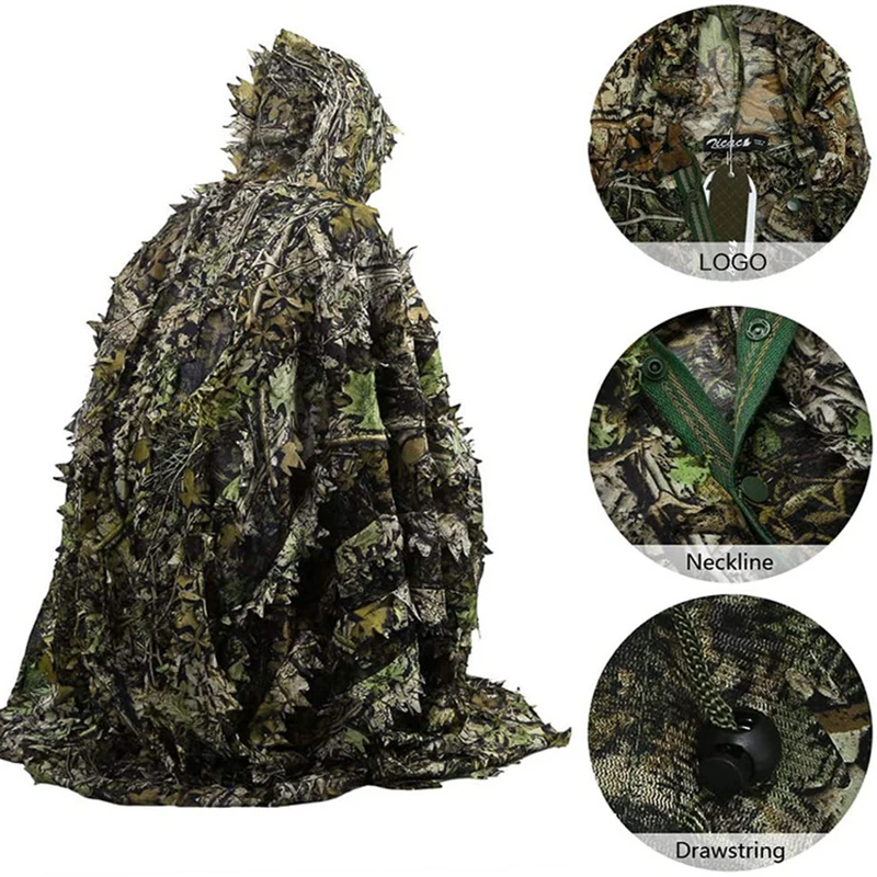 Tactical Gear 3D Leaves Camouf - Ghillie Suit Woodland recensie en prijs