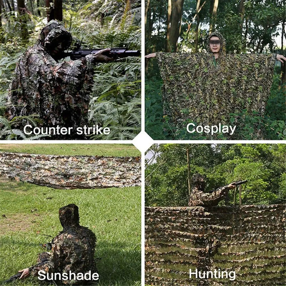 Tactical Gear 3D Leaves Camouf - Ghillie Suit Woodland recensie en prijs