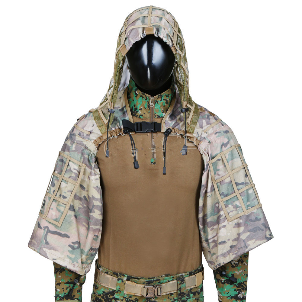 New Tactical CS Training Hunti - Ghillie Suit Woodland recensie en prijs