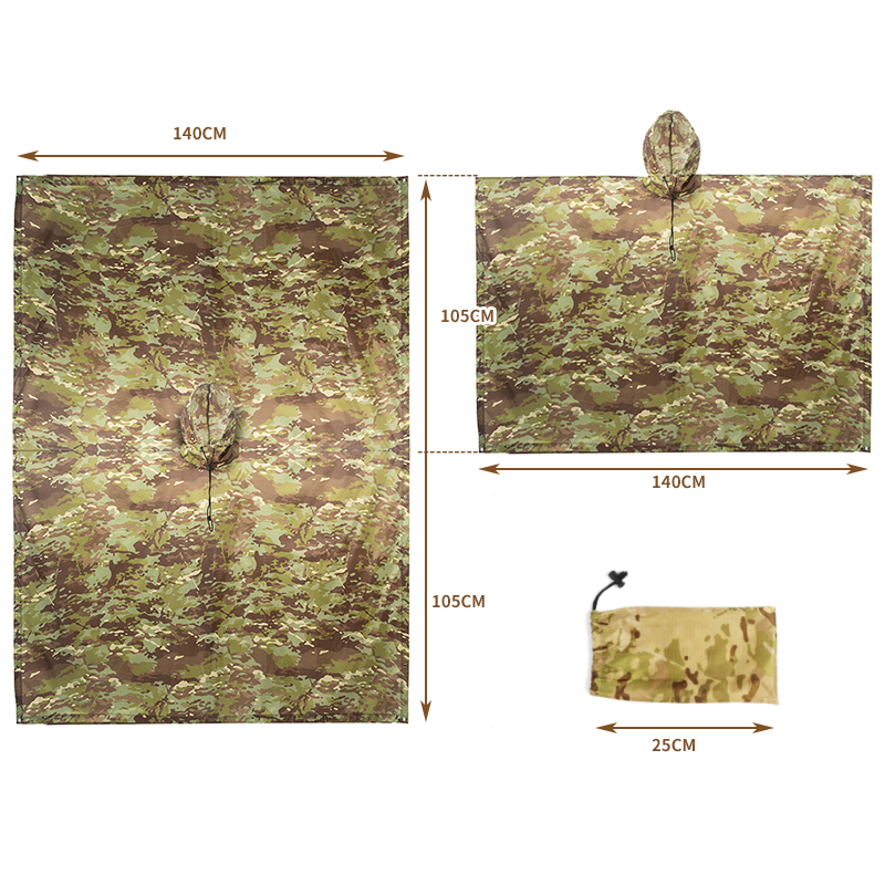 Outdoor Breathable Camouflage  - Ghillie Suit Woodland recensie en prijs