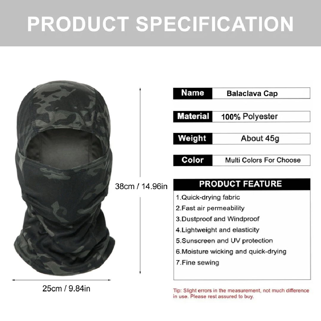 Camouflage Balaclava Hat Cycli - Mens Outdoor Hunting Hats recensie en prijs