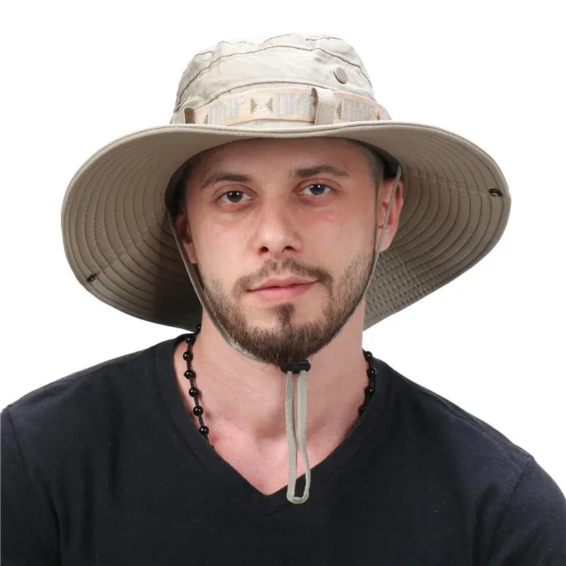 Summer Men Bucket Hat Outdoor  - Mens Outdoor Hunting Hats recensie en prijs