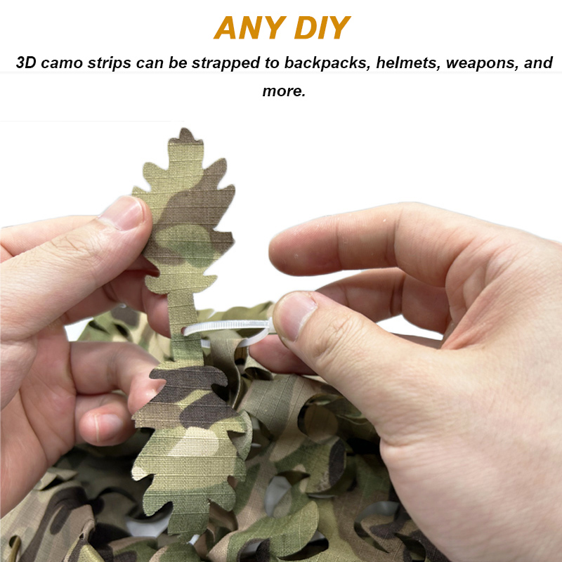 5Pcs/set 3D Camouflage Strips  - Ghillie Suit Woodland recensie en prijs