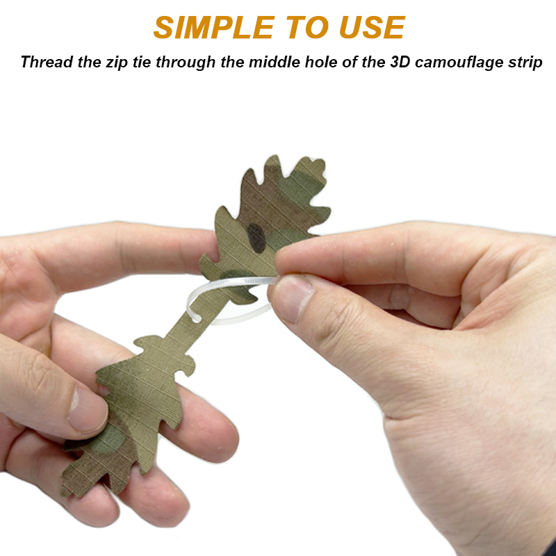 5Pcs/set 3D Camouflage Strips  - Ghillie Suit Woodland recensie en prijs