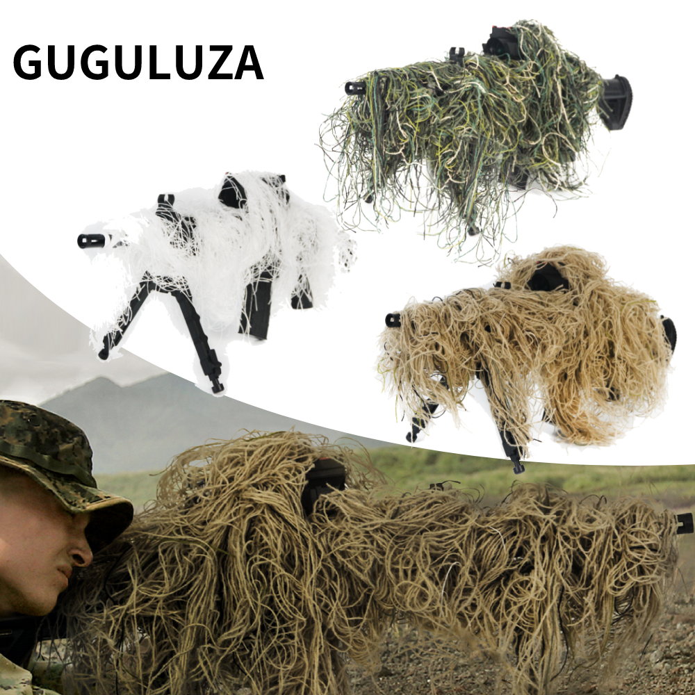 GUGULUZA 3D Rifle Sniper Ghill - Ghillie Suit Woodland recensie en prijs