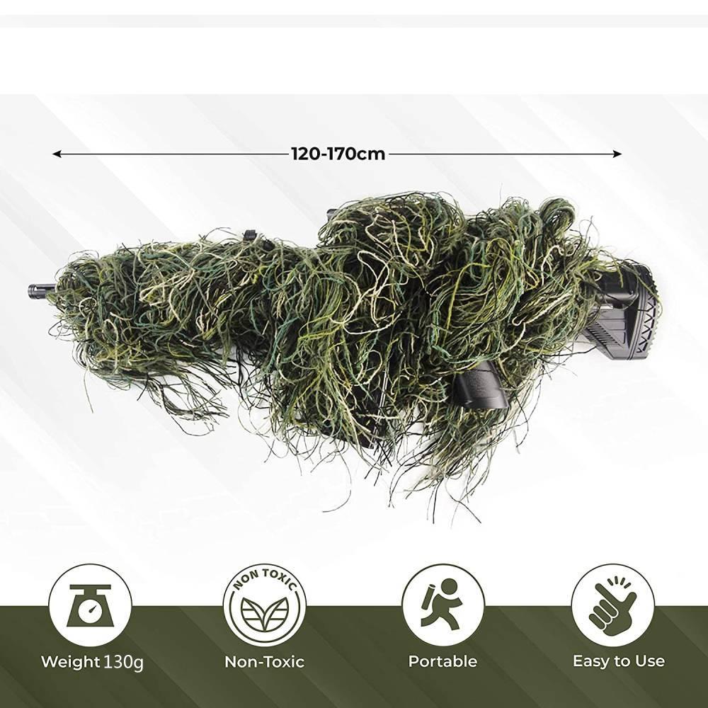 GUGULUZA 3D Rifle Sniper Ghill - Ghillie Suit Woodland recensie en prijs