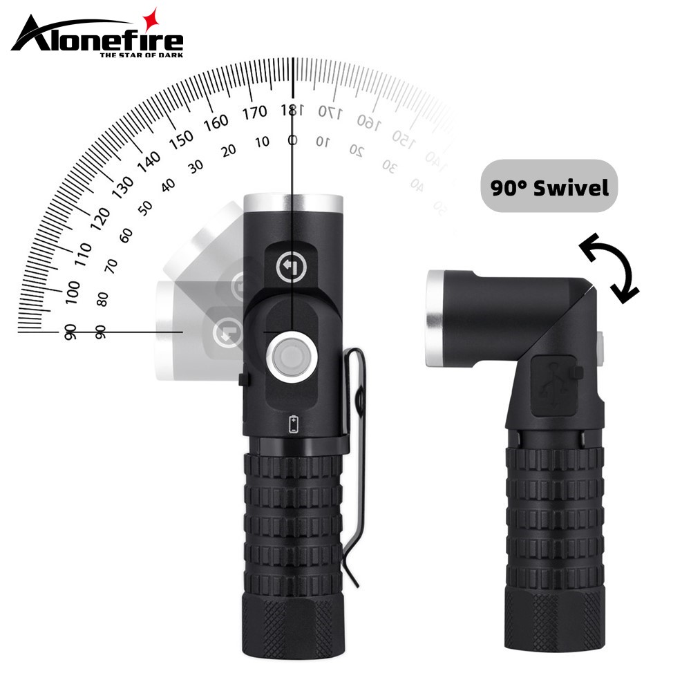 Magnetic Led Flashlight 90°Twi - Headlamp Tactical Bright recensie en prijs