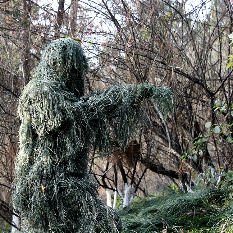 Winter 3D White Snow Ghillie S - Ghillie Suit Woodland recensie en prijs