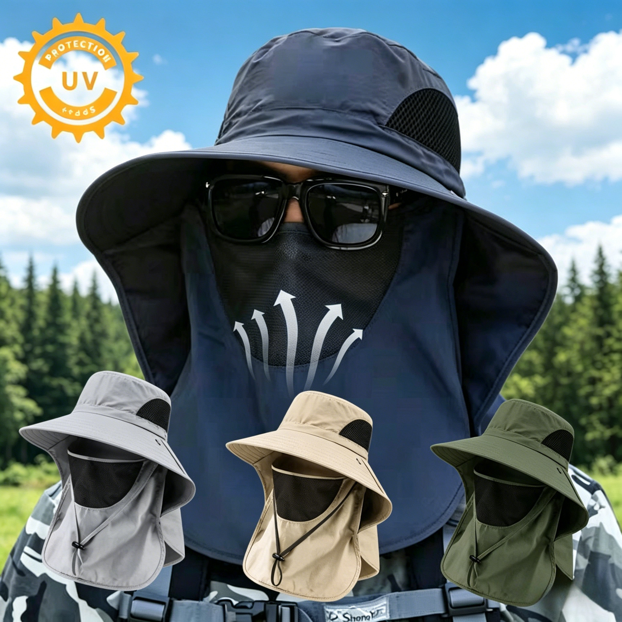 Summer Sun Hats UV Protection  - Mens Outdoor Hunting Hats recensie en prijs