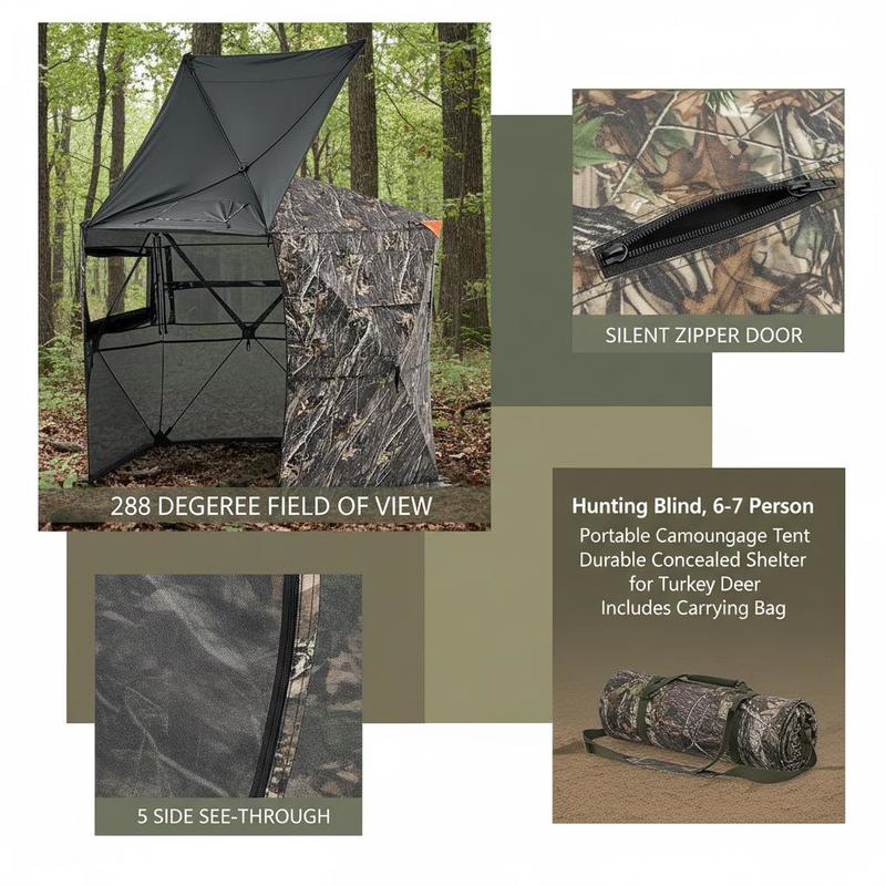 Hunting Blind 6-7 Person For T - Hunting & Outdoor Supplies Vanderbijlpark recensie en prijs