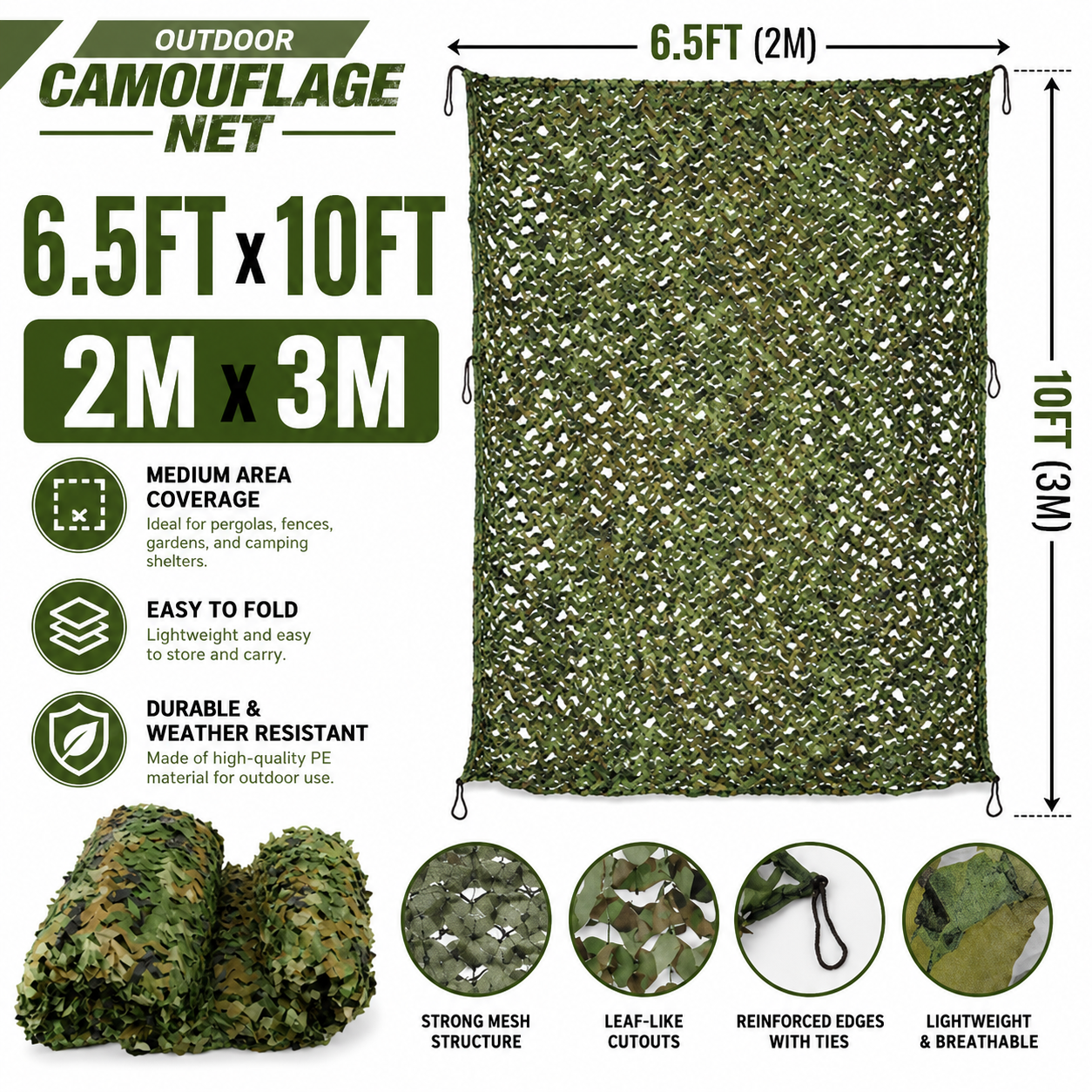 2*3M Military Camouflage Netti - Outdoor Hunting Vehicle recensie en prijs