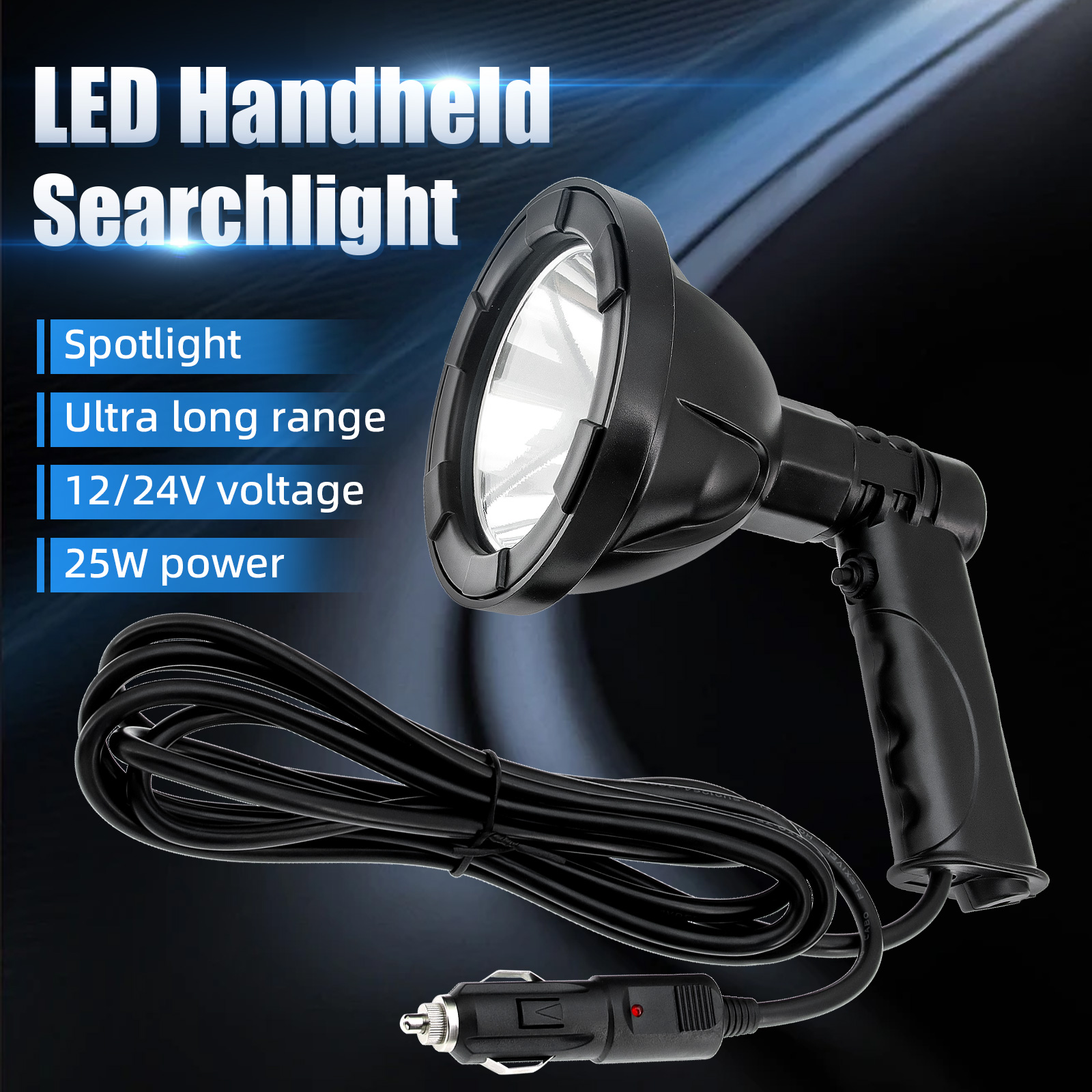 12V high power handheld light  - Outdoor Hunting Vehicle recensie en prijs