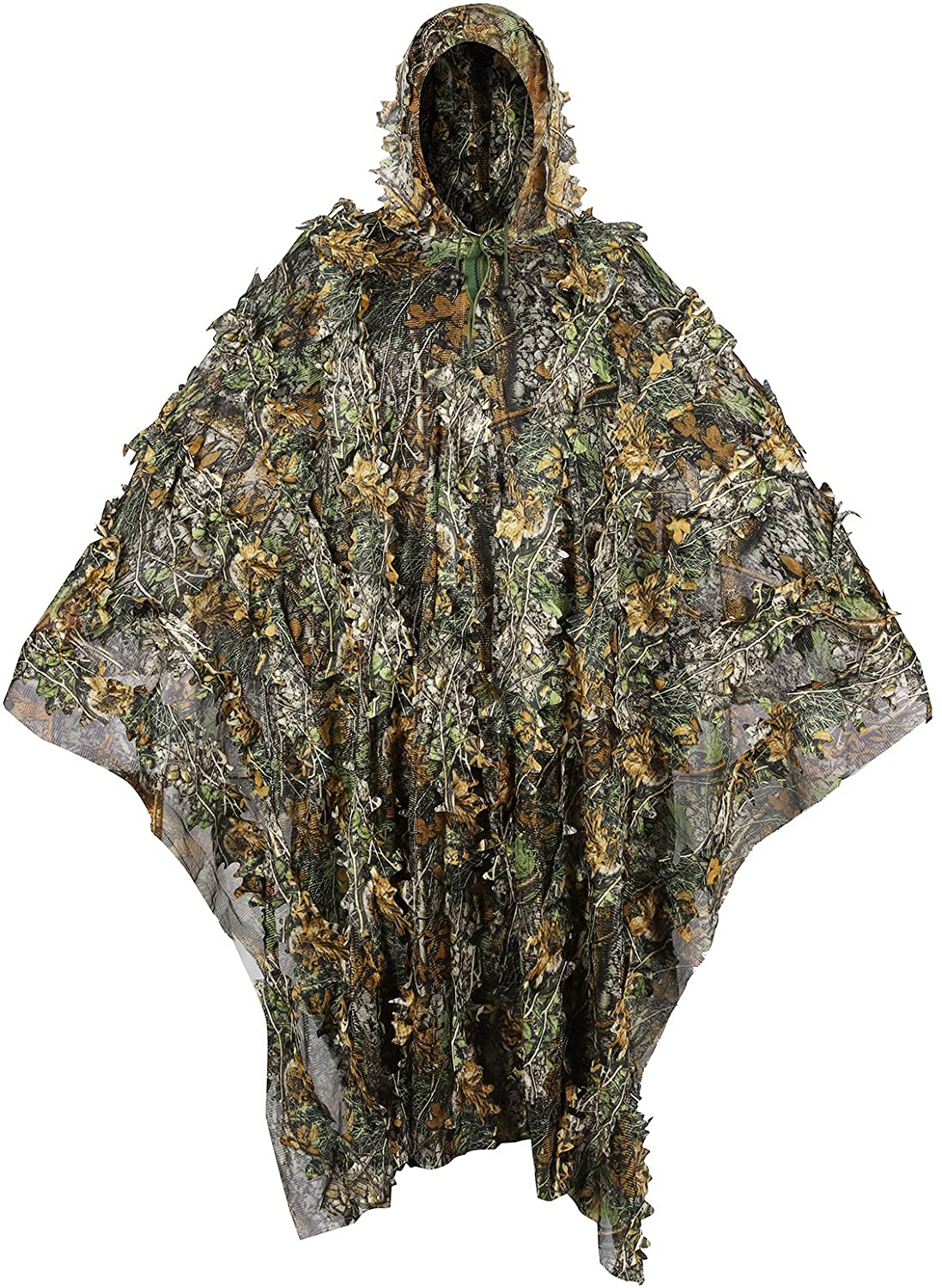 Camouflage Ghillie Poncho 3D L - Ghillie Suit Woodland recensie en prijs
