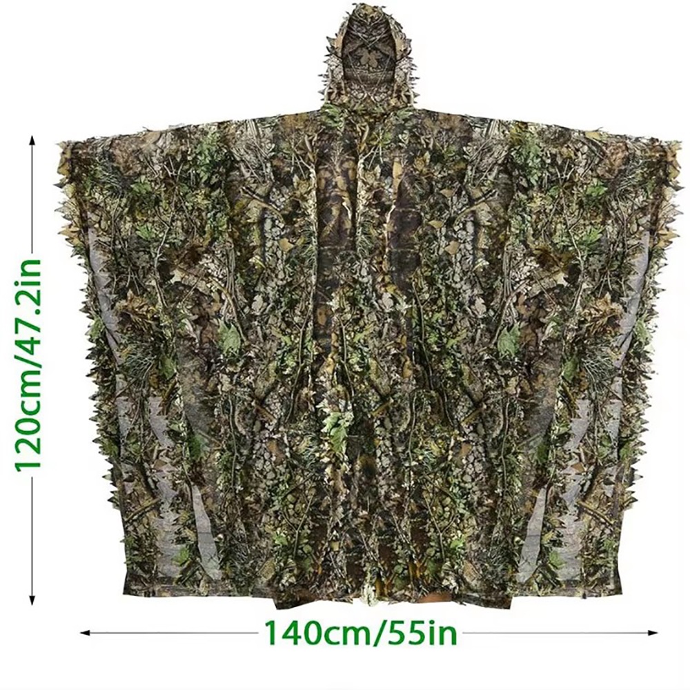 Camouflage Ghillie Poncho 3D L - Ghillie Suit Woodland recensie en prijs