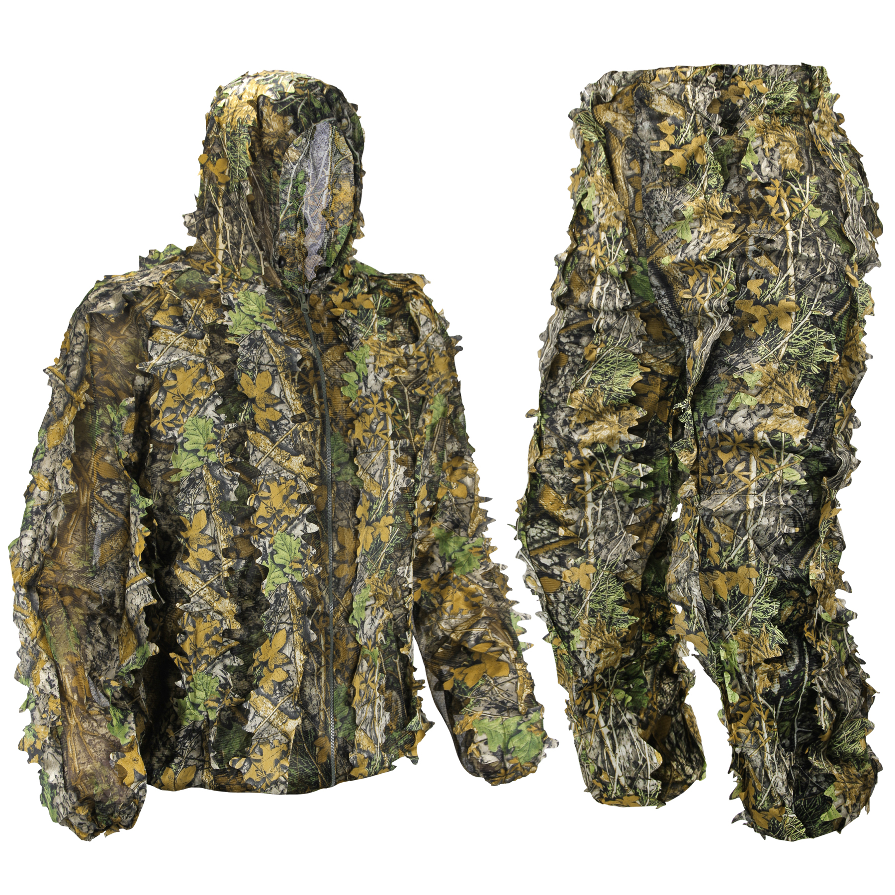3D Camo Leaf Ghillie Suit Brea - Ghillie Suit Woodland recensie en prijs