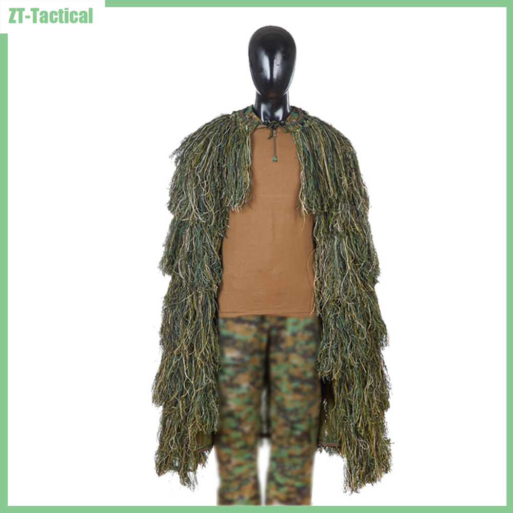 Lightweight Ghillie Poncho Tac - Ghillie Suit Woodland recensie en prijs