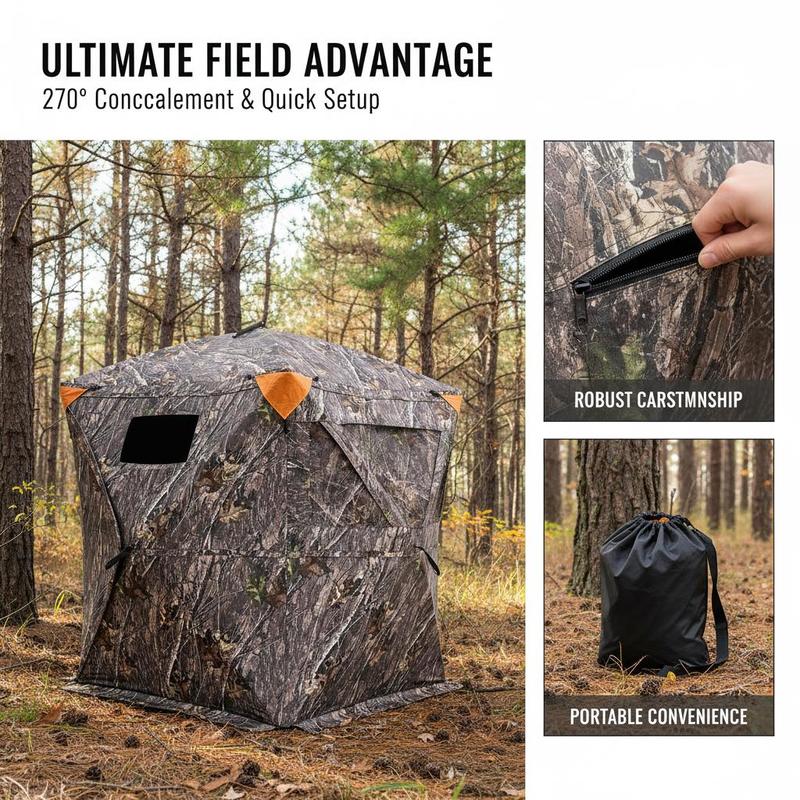 Ground Hunting Tent 60x60x66 I - Hunting & Outdoor Supplies Vanderbijlpark recensie en prijs