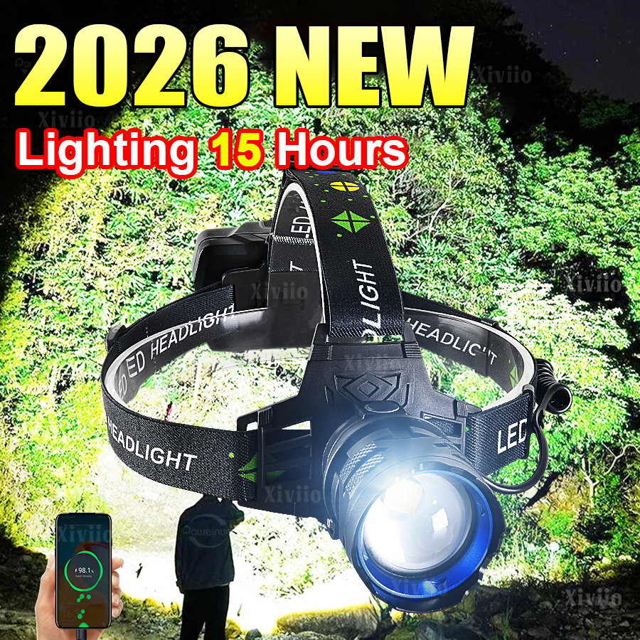 High Power LED Headlamp USB Re - Headlamp Tactical Bright recensie en prijs